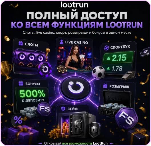 Lootrun Casino — Официальный сайт лучший выбор для азартных игр